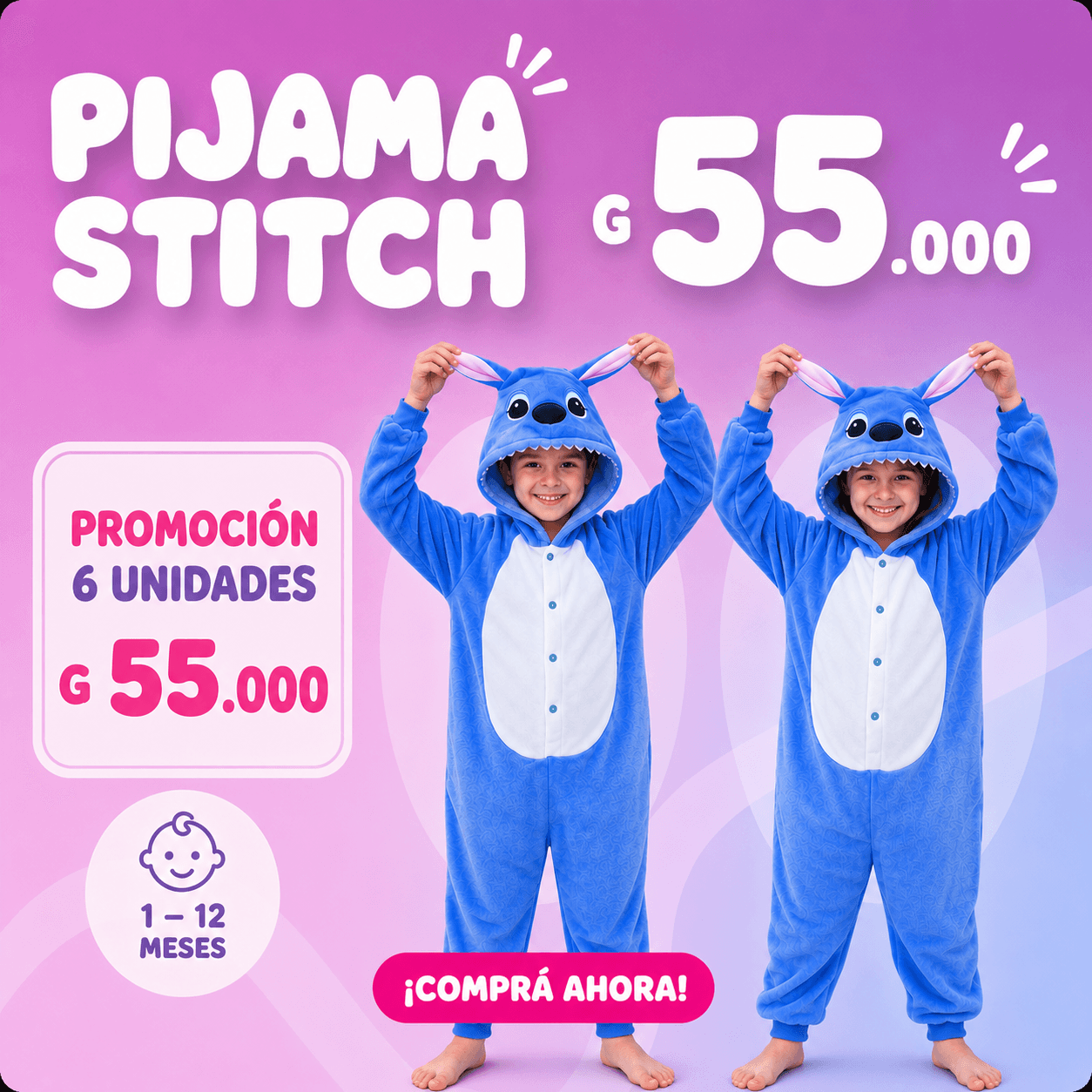Pijama Stitch - Promoción